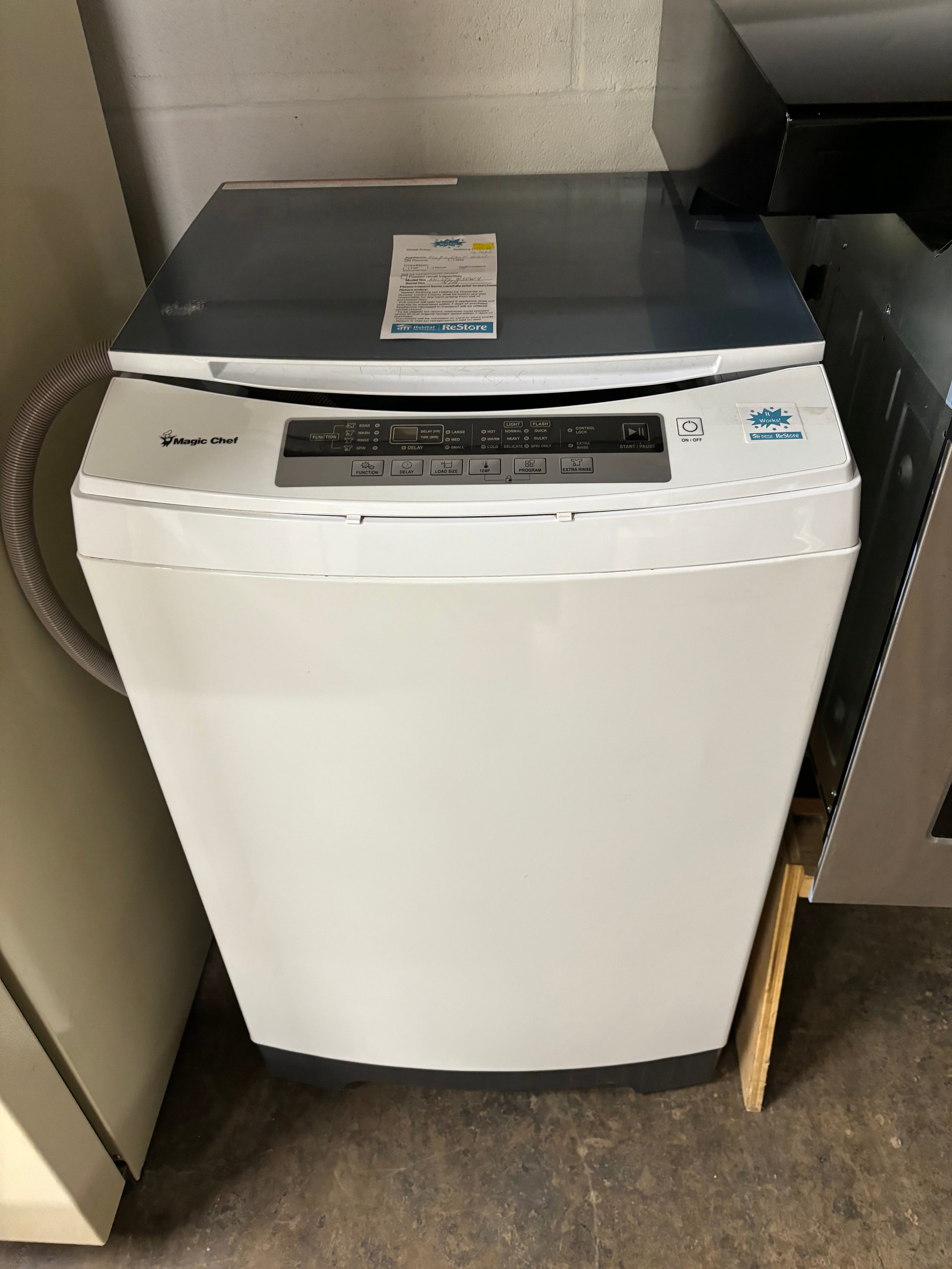 Magic Chef Portable Washing Machine 01-WAS-MGCH  Habitat for Humanity of  Greater Centre County ReStore